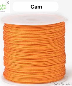 cuộn dây đan vòng 0.8mm màu cam