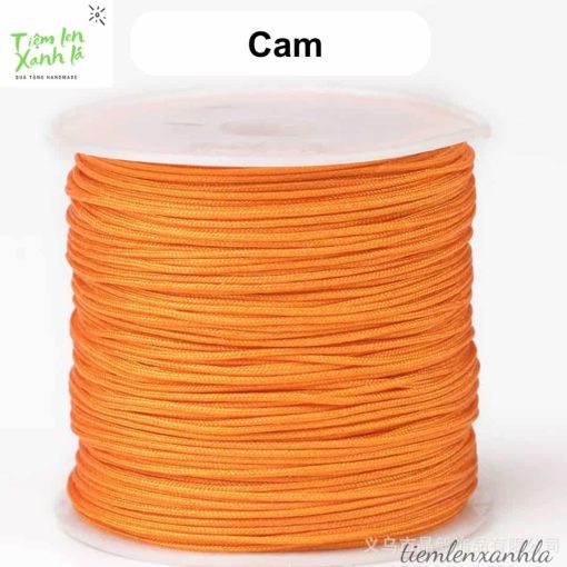 cuộn dây đan vòng 0.8mm màu cam