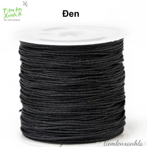 cuộn dây đan vòng 0.8mm màu đen
