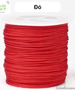 cuộn dây đan vòng 0.8mm màu Đỏ