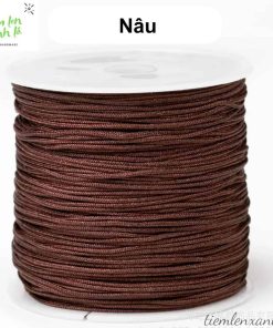 cuộn dây đan vòng 0.8mm màu nâu