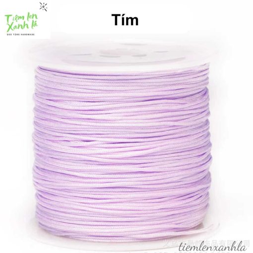cuộn dây đan vòng 0.8mm màu tím