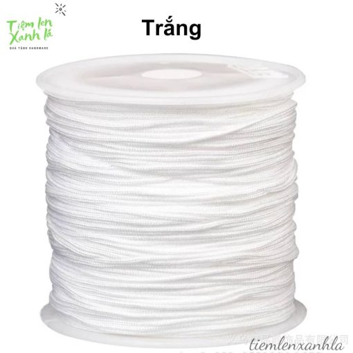 cuộn dây đan vòng 0.8mm màu trắng