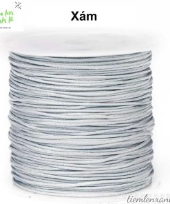 cuộn dây đan vòng 0.8mm màu xám