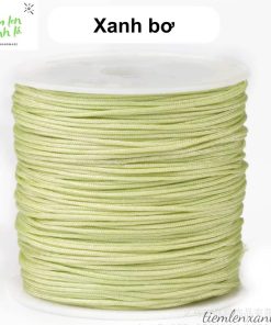 cuộn dây đan vòng 0.8mm màu xanh bơ