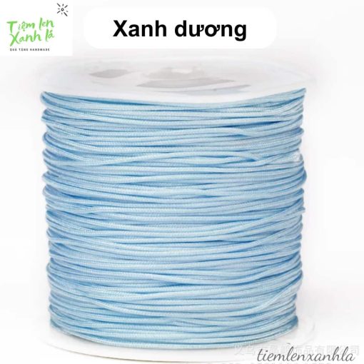 cuộn dây đan vòng 0.8mm màu xanh dương