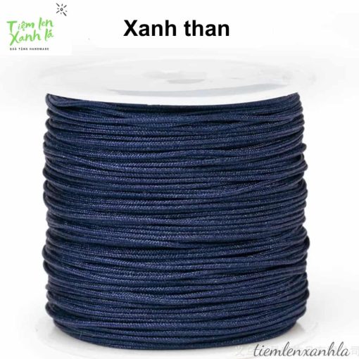 cuộn dây đan vòng 0.8mm màu xanh than